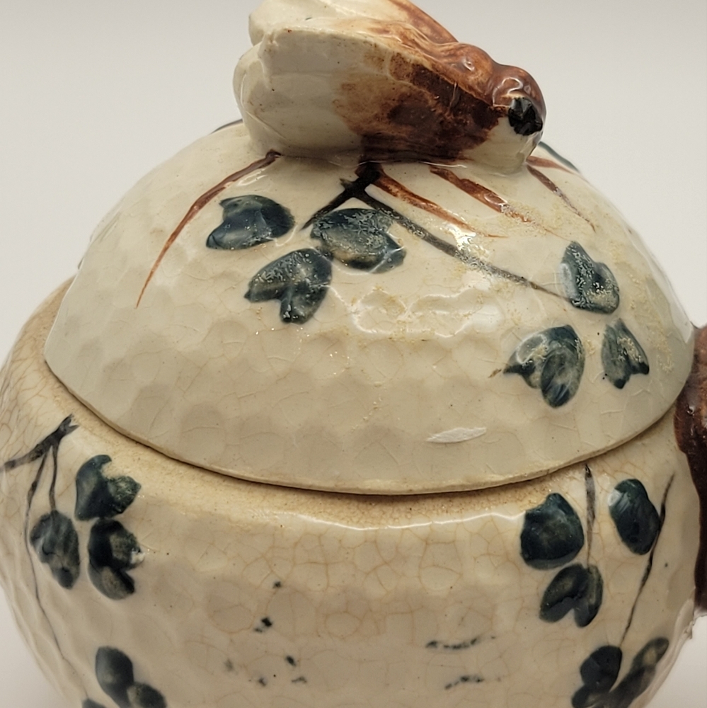 Vintage Floral Double Honey Pot. Made in Japan. Rare find! - Picture 2 of 10